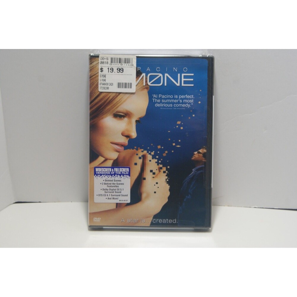 S1mone AL PACINO, CATHERINE KEENER, RACHEL ROBERTS, , DVD, NEW, Sealed. AI Film